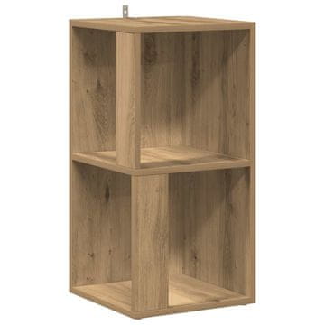 Vidaxl Kotna omarica artisan hrast 33x33x67 cm inženirski les
