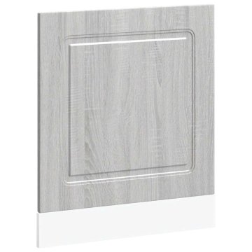 Vidaxl Plošča za pomivalni stroj Kalmar siva sonoma 60x1,5x57 cm