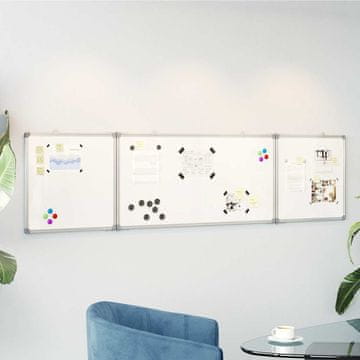 Vidaxl vidaXL Magnetna zložljiva tabla 200 x 50 x 1,7 cm aluminij