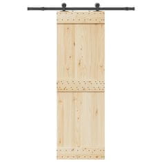 Vidaxl vidaXL Sistem za montažo drsnih vrat 152,5 cm jeklo črne barve