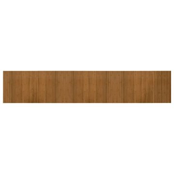 Vidaxl Preproga pravokotna rjava 60x300 cm bambus