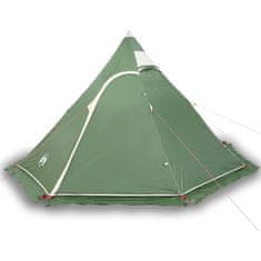 Vidaxl vidaXL Šotor tipi za 5 oseb, zelen, vodoodporen