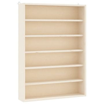 Vidaxl Lesena zbirateljska vitrina z 6 policami 40x8,5x55 cm