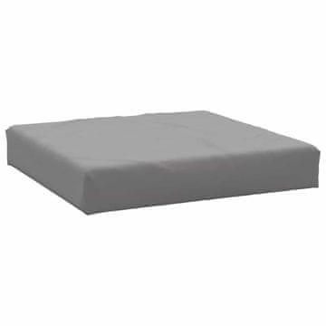 Vidaxl Blazina za palete siva 60x60x9,5 cm oxford tkanina