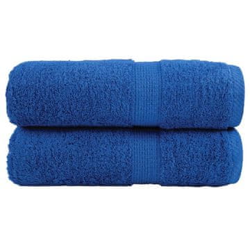 Vidaxl vidaXL Premium brisače SOLUND, 2 kosa, modre, 30 x 50 cm