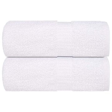 Vidaxl vidaXL Brisače, 2 kosa, bele, 15 x 21 cm, 360 g/m², 100 % bombaž