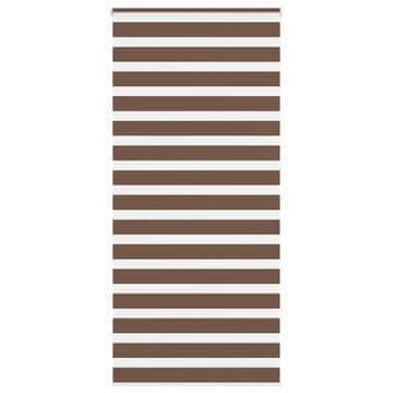 Vidaxl vidaXL Zebra rolo zavesa, breza, širina blaga 90,9 cm, poliester