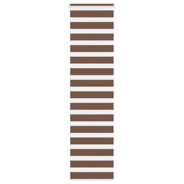 Vidaxl vidaXL Zebra rolo zavesa, breza, širina blaga 60,9 cm, poliester