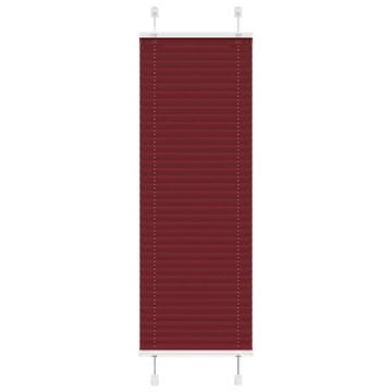 Vidaxl Plisirana žaluzija bordo rdeča 45x150 cm širina blaga 44,4 cm poliester