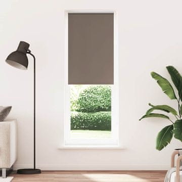 Vidaxl vidaXL Zatemnitvena rolo senčila kavne barve 65x210 cm, širina blaga