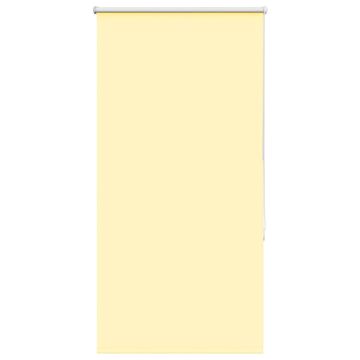 Vidaxl vidaXL Zatemnitvena rolo senčila rumena 85x130 cm širina blaga 80,7 cm