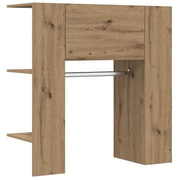 Vidaxl Omarica za predsobo artisan hrast 97,5x37x99 cm inženirski les
