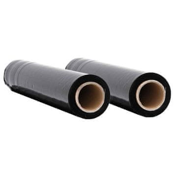 Vidaxl raztegljiva folija 6 kosa črna 17 μm 50 cm x 300 m
