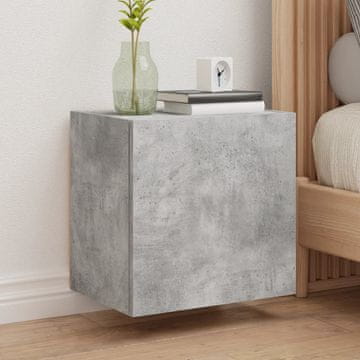 Vidaxl vidaXL Stenska TV omarica betonsko siva 40,5x30x40 cm
