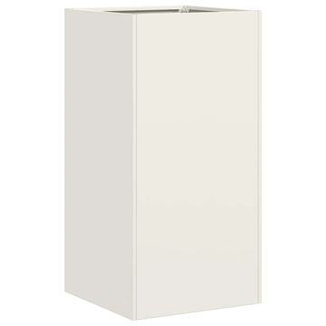 Vidaxl Sadilnik Bela 40x40x80 cm Hladno valjano jeklo