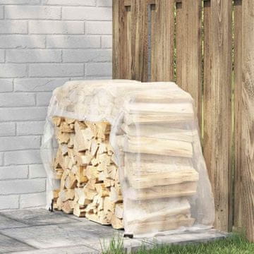 Vidaxl vidaXL Prozorna ponjava z očesci 1x2 m polietilen