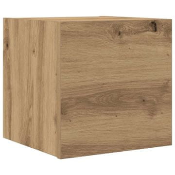 Vidaxl Stenska TV omarica artisan hrast 30,5x30x30 cm