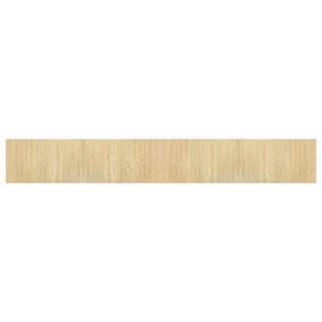 Vidaxl Preproga pravokotna svetlo naravna 60x400 cm bambus
