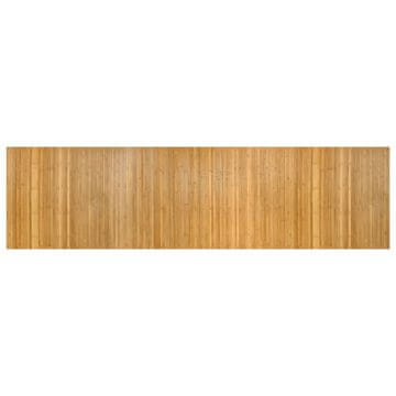 Vidaxl Preproga pravokotna naravna 80x300 cm bambus