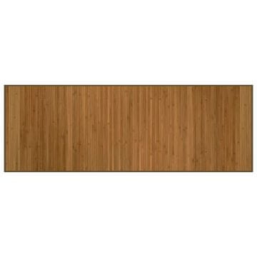 Vidaxl Preproga pravokotna rjava 70x200 cm bambus