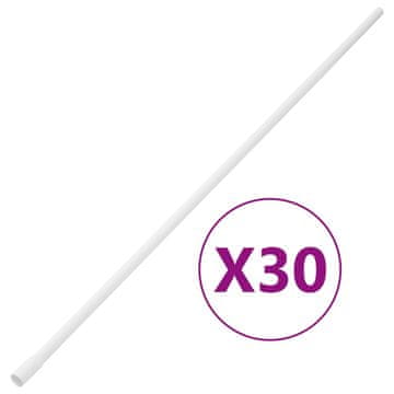 Vidaxl Kabelska cev s sponkami Ø16mm 30 m PVC