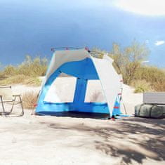 Vidaxl vidaXL Šotor za na plažo za 2 osebi, moder, vodoodporen