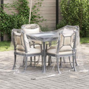 Vidaxl vidaXL Prozorna ponjava z očesci 2 x 3 m PVC