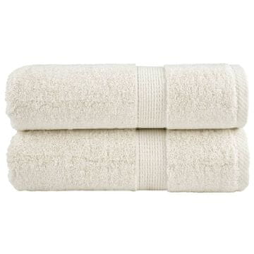 Vidaxl vidaXL Premium brisače SOLUND, 2 kosa, kremne, 30 x 50 cm, 600 g/cm²