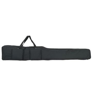 Vidaxl Torba za ribiške palice črna 150 cm oxford tkanina