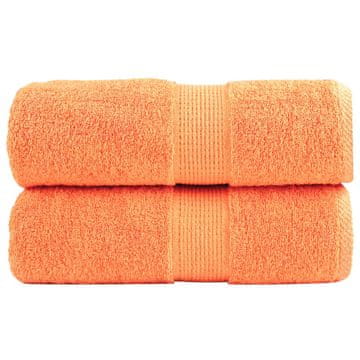 Vidaxl vidaXL Premium brisače SOLUND, 2 kosa, oranžne, 30x30 cm