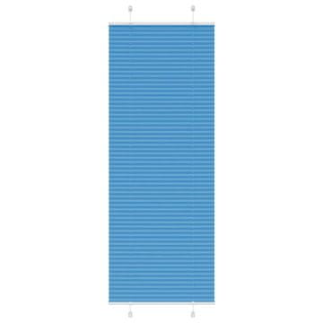 Vidaxl Plisirana senčila modra 70x200 cm, širina blaga 69,4 cm, poliester