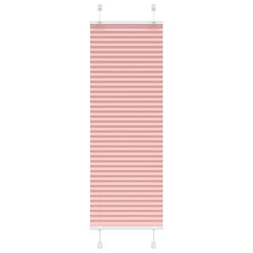 Vidaxl vidaXL Roza plisirana žaluzija 50x100 cm, širina blaga 49,4 cm