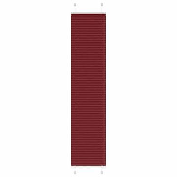 Vidaxl Plisirana žaluzija bordo rdeča 40x200 cm širina blaga 39,4 cm poliester