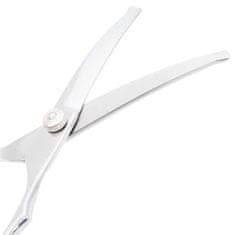 Vidaxl 4 kosi škarij za nego psov iz nerjavečega jekla