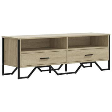 Vidaxl TV omarica sonoma hrast 122x34x41 cm inženirski les