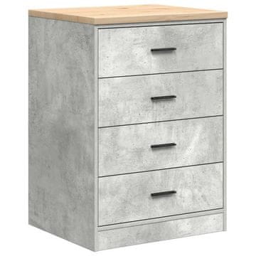 Vidaxl Garažna omara za shranjevanje 60x51x85 cm trdna borovina
