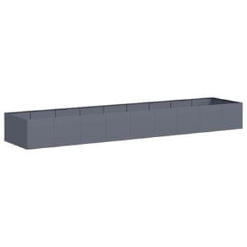 Vidaxl Sadilnik antracit 360x80x40 cm Jeklo