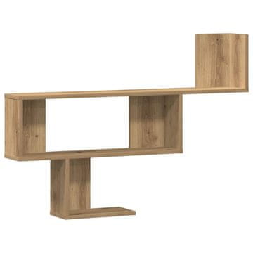 Vidaxl Stenska polica artisan hrast 100x15x70 cm inženirski les