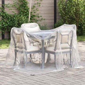 Vidaxl vidaXL Prozorna ponjava z očesci 2 x 3 m polietilen
