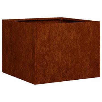 Vidaxl Planter Rusty 40x40x30 cm Vremensko odporno jeklo