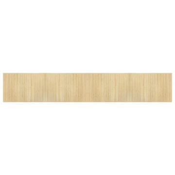 Vidaxl Preproga pravokotna svetlo naravna 70x400 cm bambus