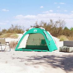 Vidaxl vidaXL Šotor za na plažo za 2 osebi, zelen, vodoodporen