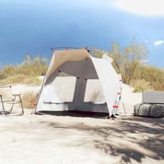 Vidaxl vidaXL Šotor za na plažo za 2 osebi, siv, vodoodporen