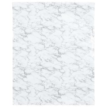 Vidaxl Nalepka za pohištvo samolepilna marmor bela 90x500 cm PVC