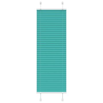 Vidaxl Plisirana žaluzija petrolejno zelena 45x150 cm, širina blaga 44,4 cm, poliester
