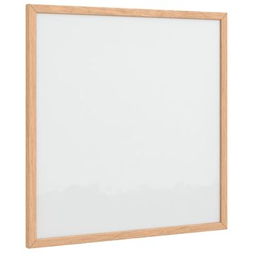 Vidaxl Magnetna bela tabla z okvirjem iz masivnega borovega lesa 40x40 cm