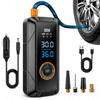 Prenosni avtomobilski kompresor AirPump Pro 150 PSI, brezžični, digitalni zaslon, powerbank, LED