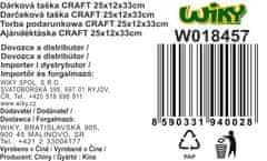 Craft Darilna vrečka M 25x12x33 cm