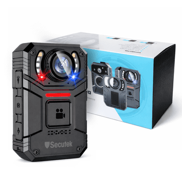 Secutek 4K body kamera z zaslonom S3