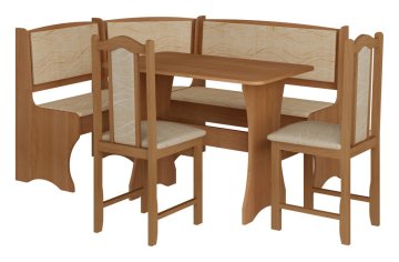 Meblocross ZKU-01/AL/P kotna jedilna garnitura